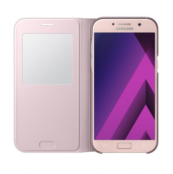 Samsung EF-CA520PPE S-View Case Vikbart Fodral Till Samsung A5 2017 - Rosa