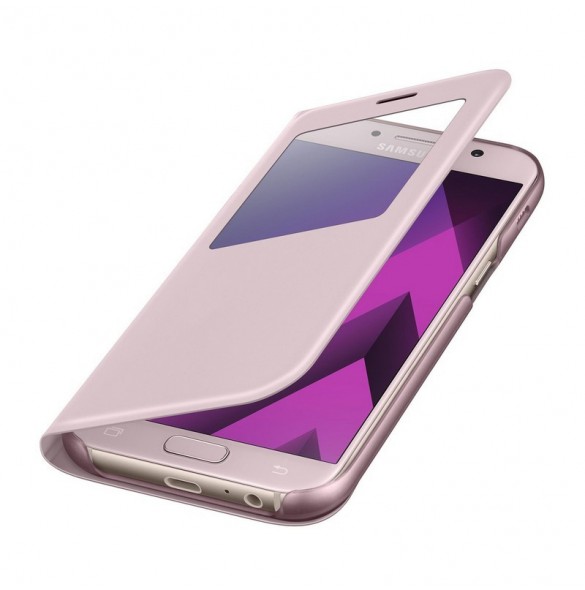 Samsung EF-CA520PPE S-View Case Vikbart Fodral Till Samsung A5 2017 - Rosa