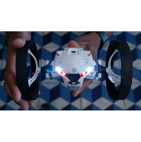 Parrot MiniDrones Jumping Night Drone Buzz - Vit