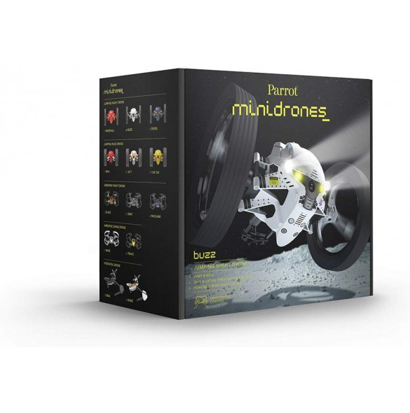 Parrot MiniDrones Jumping Night Drone Buzz - Vit