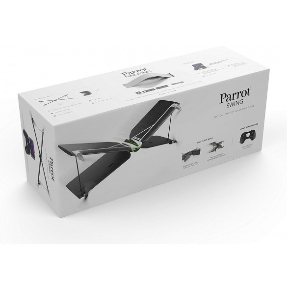 Parrot Swing Quadcopter and Plane Minidrone with Flypad Controller