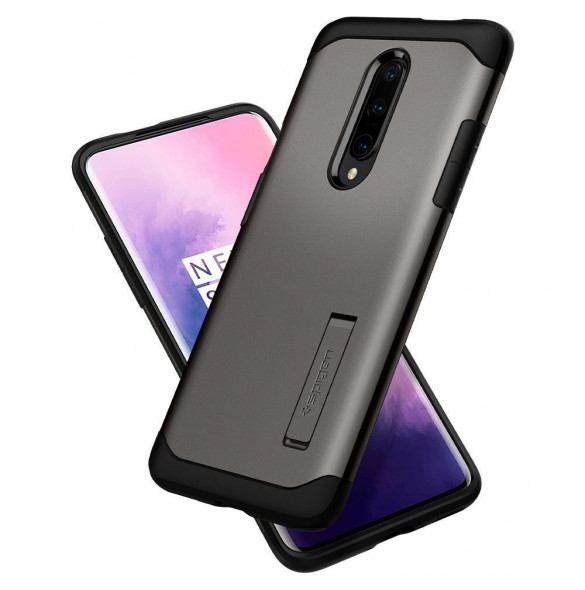 Spigen Slim Armor OnePlus 7 Pro - Metal skiffer