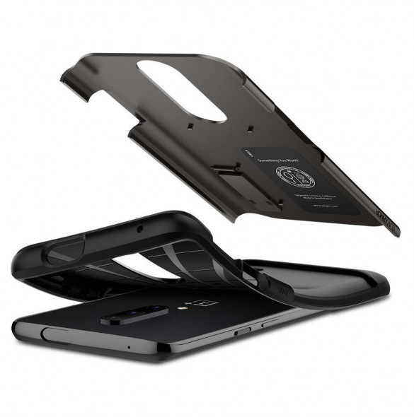 Spigen Slim Armor OnePlus 7 Pro - Metal skiffer