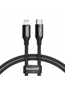 Långt laddande USB-C / blixtkabel.