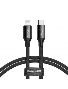 Långt laddande USB-C / blixtkabel.