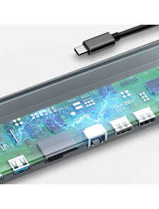 Multifunktionell 10 expansionsgränssnitt navkonstruktion, med Type-C