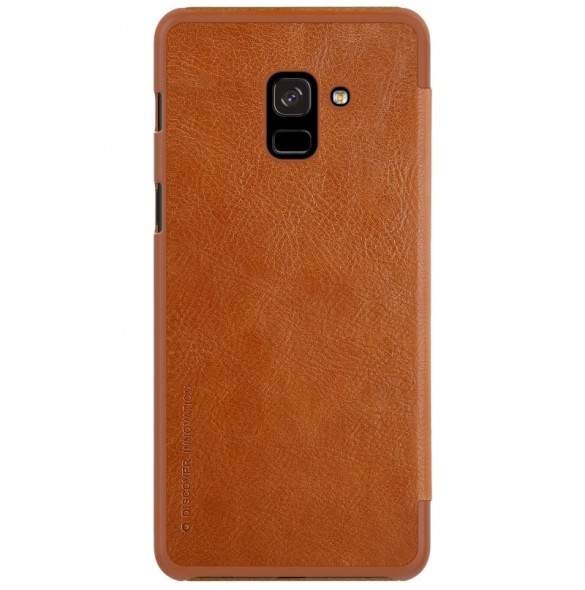 Nillkin Qin Book Case för Samsung Galaxy A8 2018 - Brun