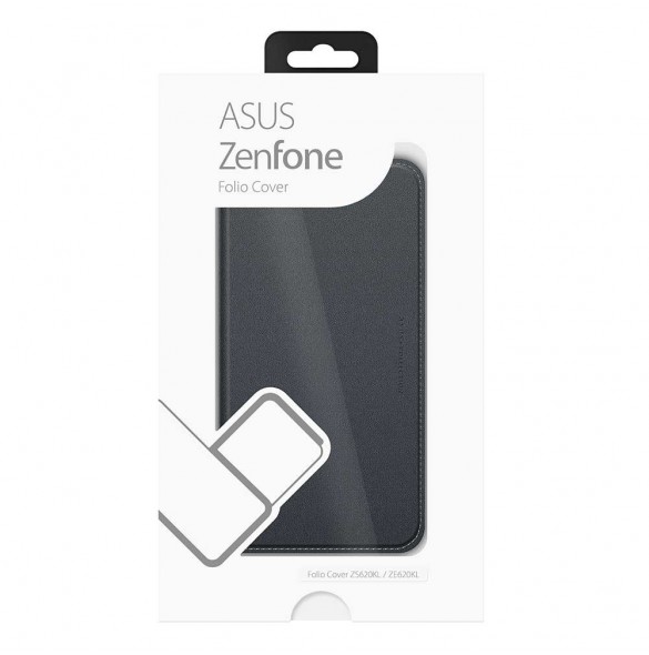 ASUS FOLIO COVER Bookcase typväska till Asus ZenFone 5Z - Svart