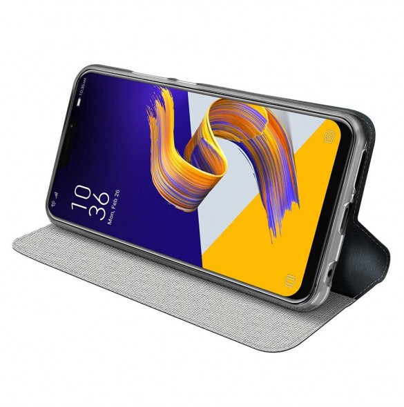ASUS FOLIO COVER Bookcase typväska till Asus ZenFone 5Z - Svart