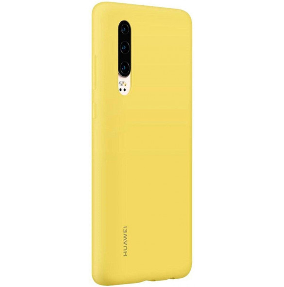 Huawei 51992852 Skyddsväska PU Skal till Huawei P30 - Gul