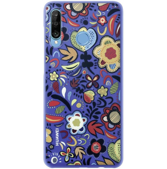 Huawei 51993074 Skyddsväska TPU Skal till Huawei P30 Lite - Blå