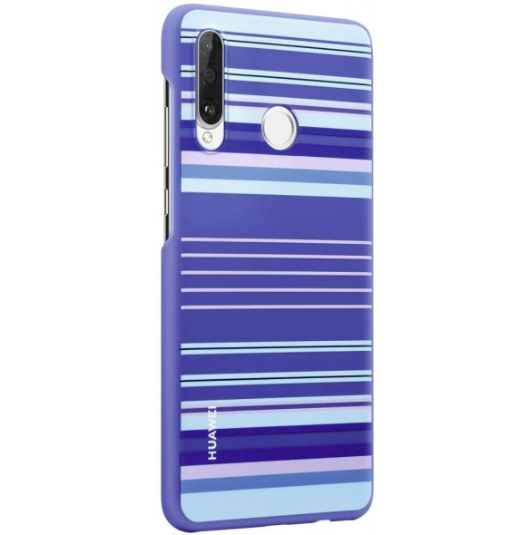 Huawei 51993075 Skyddsväska TPU Skal till Huawei P30 Lite - Blå Lines