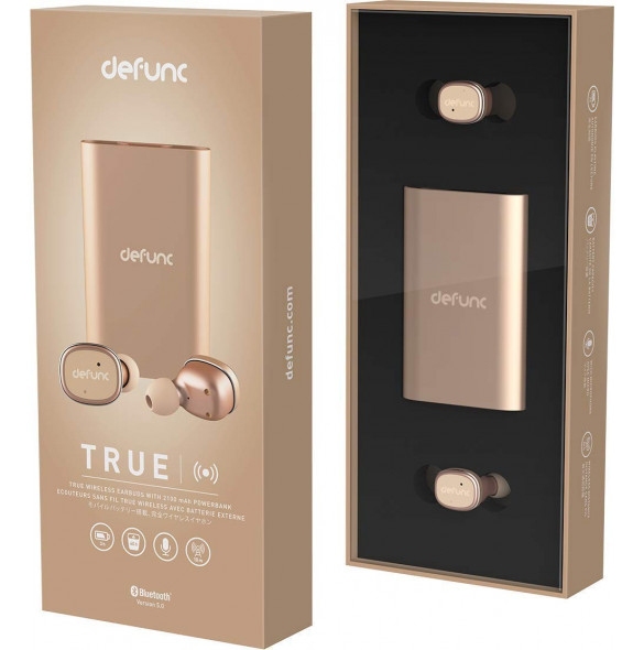 DeFunc True Earbud Trådlösa hörlurar - Guld