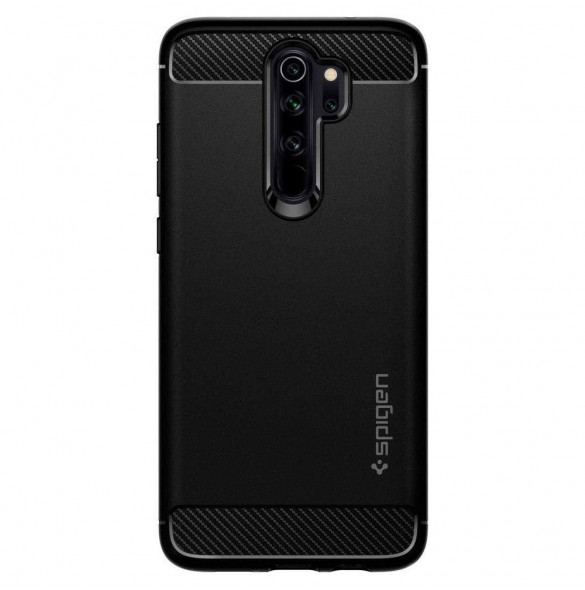 Matt svart och mycket snygg täcka Xiaomi Redmi Note 8 Pro.