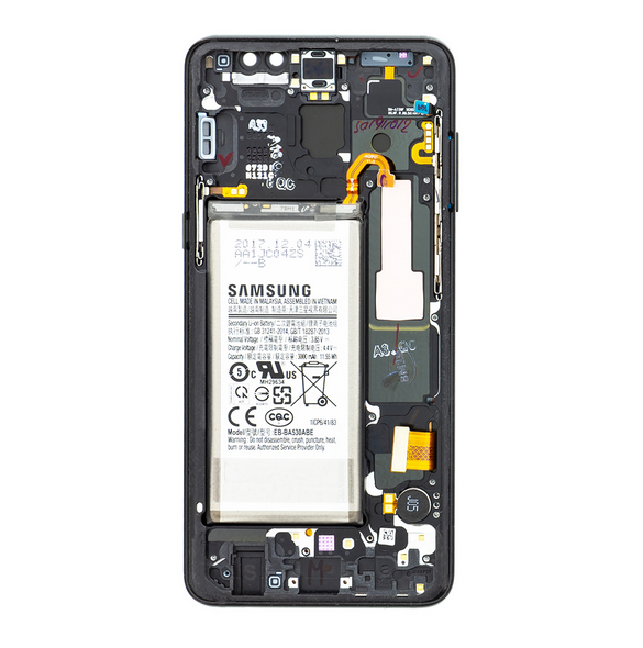 LCD-skärm + Touch Unit Samsung  Galaxy A8  A530 2018 - Svart (ny byteenhet)