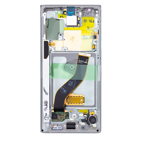 LCD-display + Touch Unit Samsung Galaxy Note 10 N970 - Silver (Service Pack)