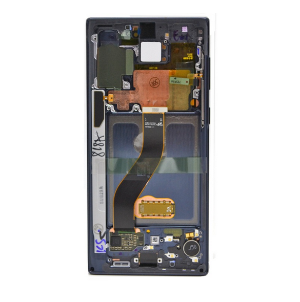 LCD-skärm + Touch Unit Samsung N970 Galaxy Note 10 - Svart (Service Pack)