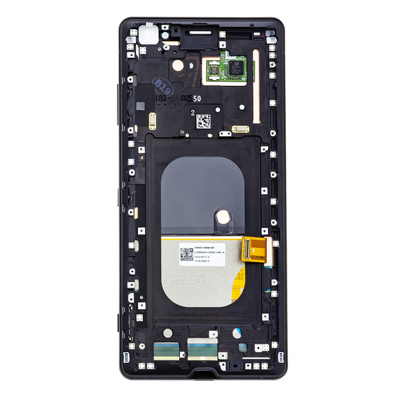 LCD-display + Touch Unit + Framsida SonyXperia XZ3  H9436 - Svart (Service Pack)