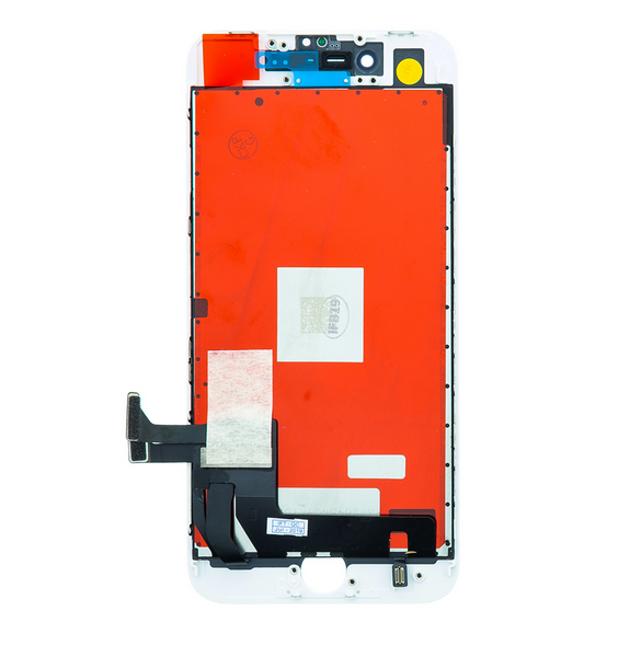 LCD display + Touch Unit klass A iPhone 8 - Vit
