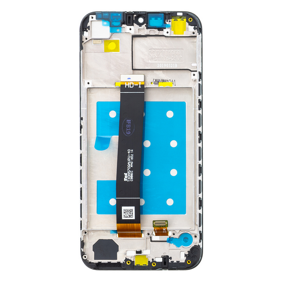 LCD Display + Touch Unit + frontluckan Huawei Honor 8S - Svart