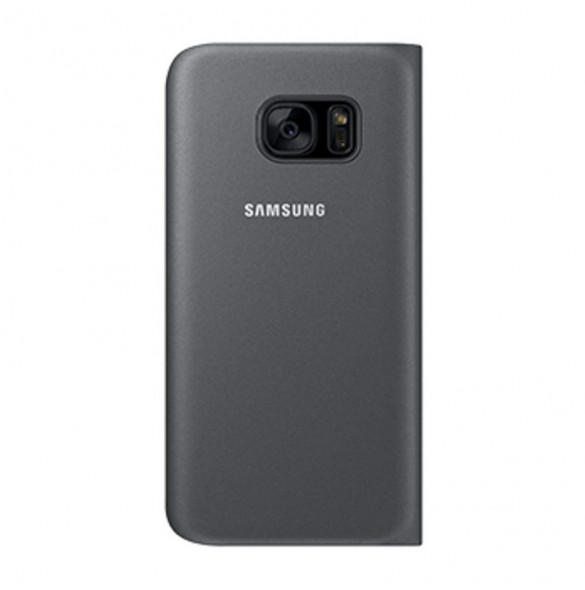 Samsung EF-CG930PBE S-View Case Vikbart Fodral Till Samsung Galaxy S7 - Svart