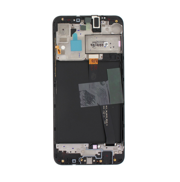 LCD-display + Touch Unit Samsung Galaxy A10 A105 - Svart (Service Pack)
