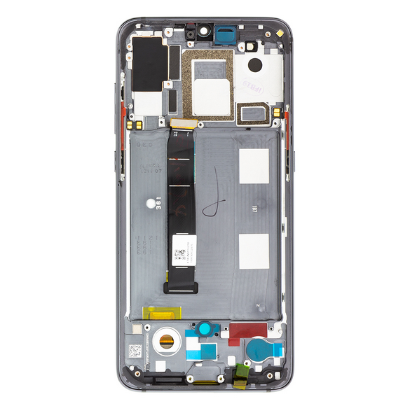 LCD-display + Touch Unit + Framsida för Xiaomi Mi 9 - Svart