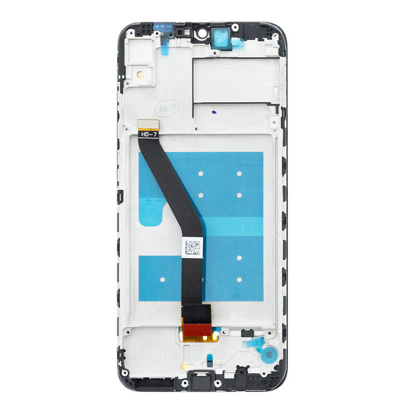 LCD-display + beröringsenhet + framsida Huawei Y6 2019 - Brun