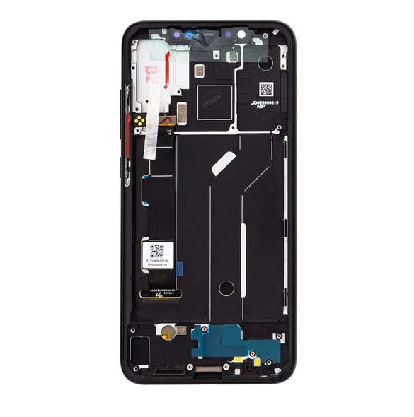 LCD-display + Touch Unit + Framsida för Xiaomi Mi 8 - Svart (Service Pack)