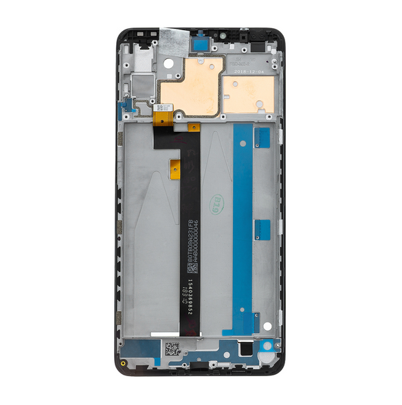 LCD-display + Touch Unit + Framsida för Xiaomi Mi Max 3 - Svart (Service Pack)