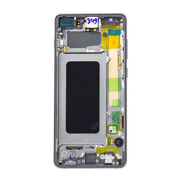 LCD-display + Touch Unit Samsung Galaxy S10 Plus G975 - Svart (Service Pack)
