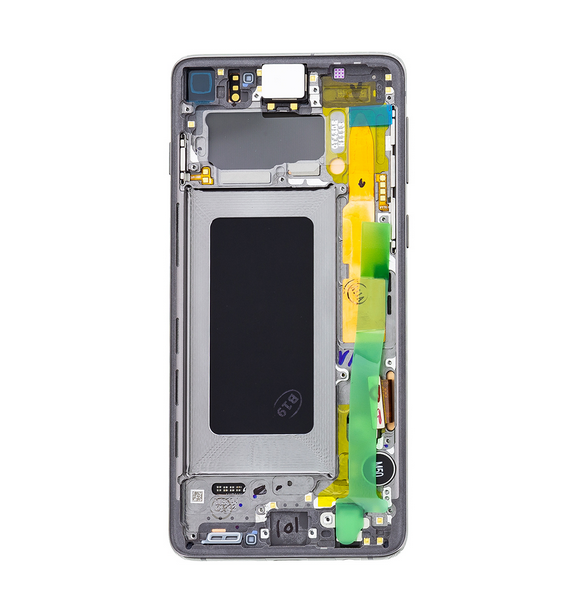 LCD-skärm + Touch Unit Samsung Galaxy S10 G973 - Svart (Service Pack)