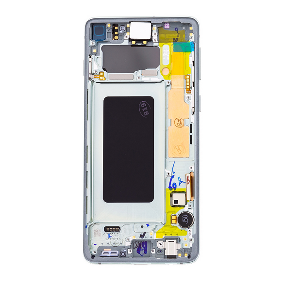 LCD-skärm + Touch Unit Samsung Galaxy S10 G973 - Grön (Service Pack)