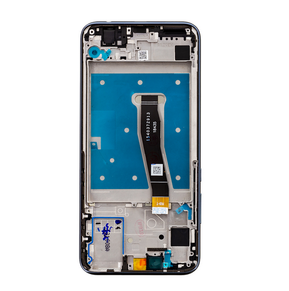 LCD-skärm + beröringsenhet + framsida Huawei P Smart 2019 - Svart