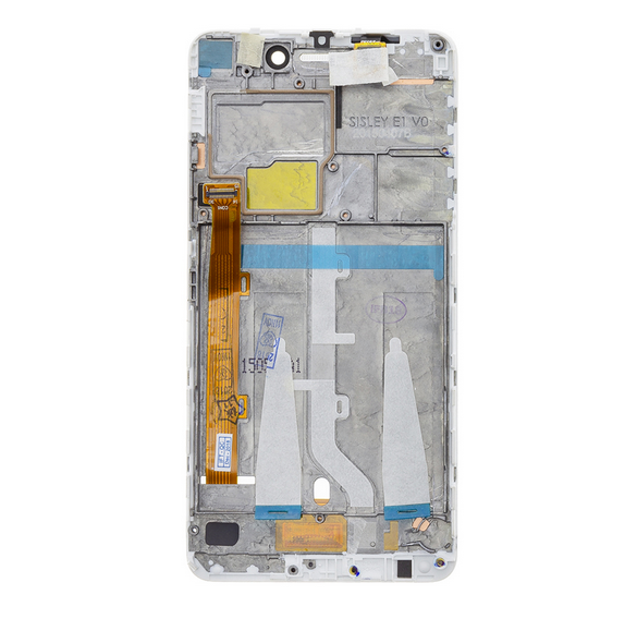 LCD-display + Touch Unit + Framsida Lenovo S60 - Vit