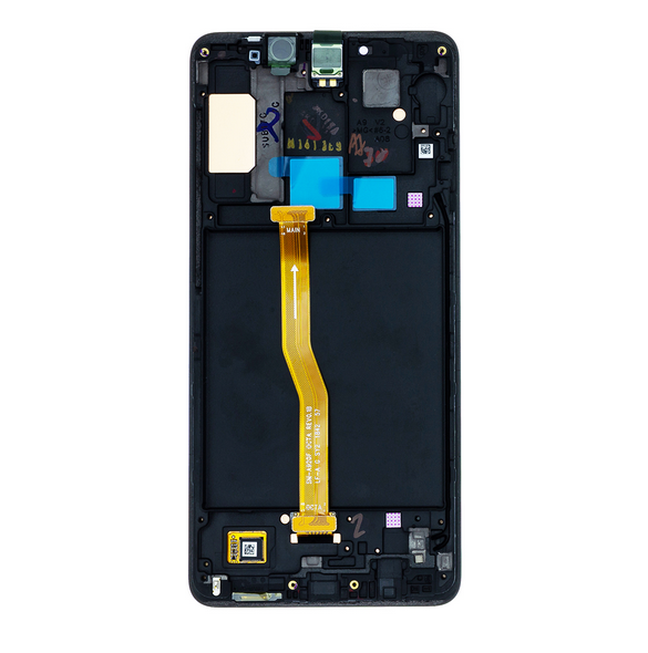 LCD-display + Touch Unit Samsung Galaxy A9 2018 A920 - Svart (Service Pack)