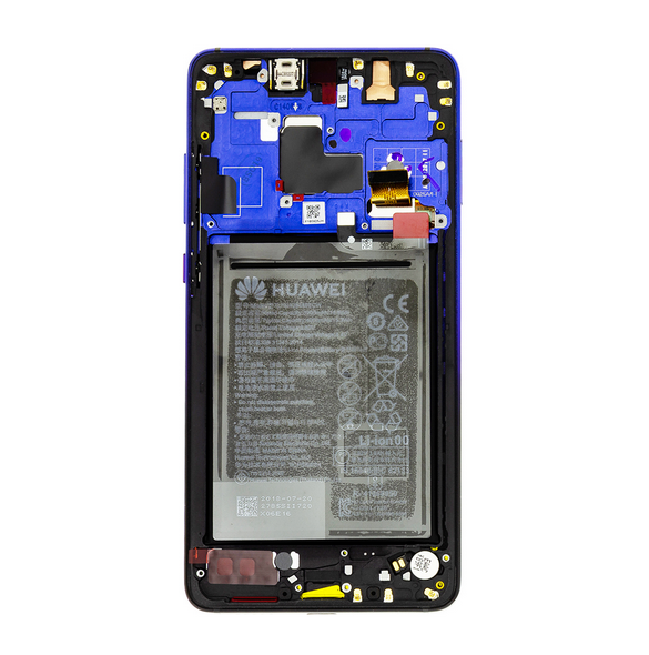 LCD-display + Touch Unit + Framsida Huawei Mate 20 - Skymning (Service Pack)