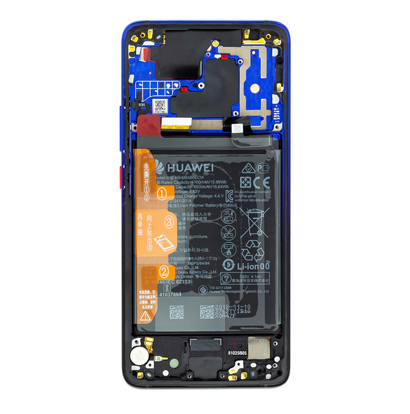 LCD-display + beröringsenhet + framsida Huawei Mate 20 Pro - Skymning