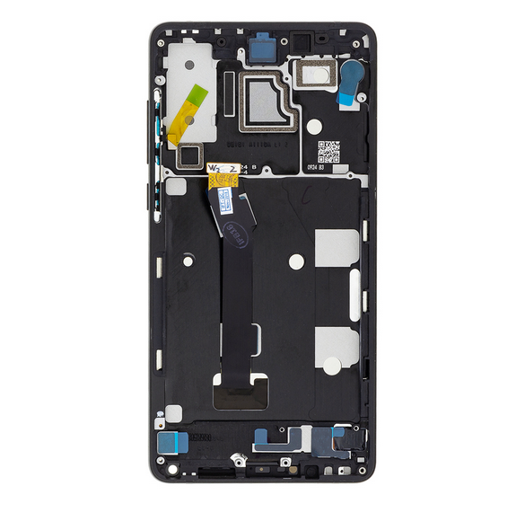 LCD-display + Touch Unit + Framsida för Xiaomi Mi Mix 2S - Svart
