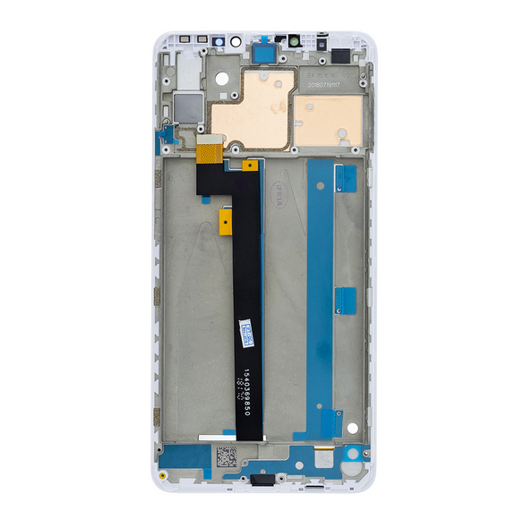 LCD-display + Touch Unit + Framsida för Xiaomi Mi Max 3 - Vit