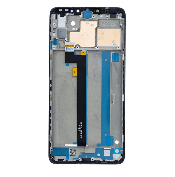 LCD-display + Touch Unit + Framsida för Xiaomi Mi Max 3 - Svart