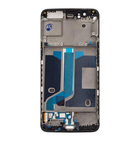 LCD-skärm + pekdon + främre lucka för OnePlus 5