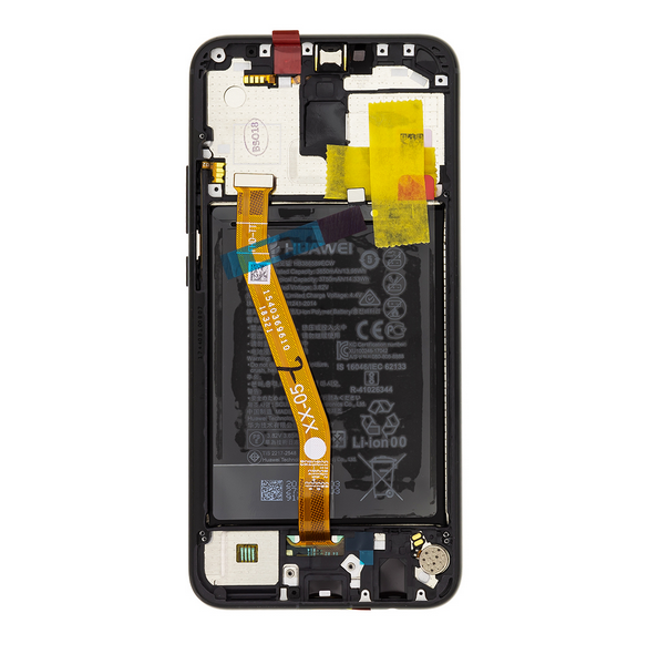 LCD-display Touch Unit Huawei Mate 20 Lite - Svart (Service Pack)