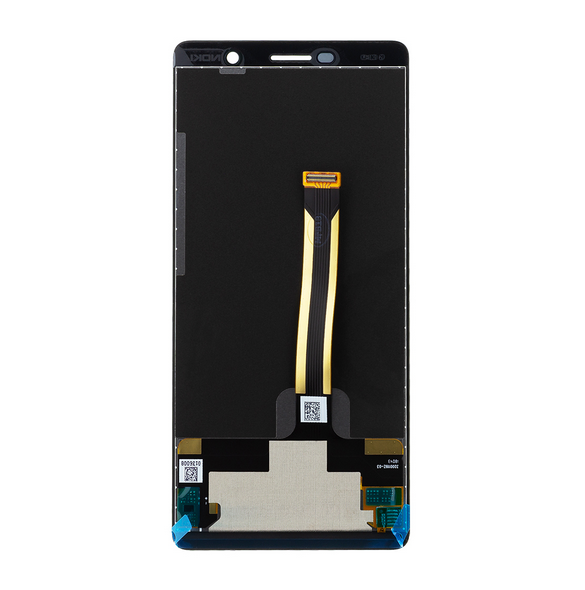 Touch Unit + LCD-display Nokia 7 Plus - Svart (Service Pack)