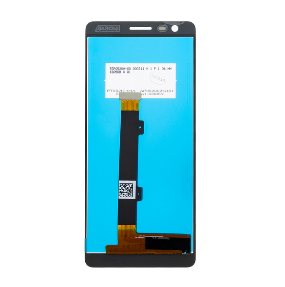 Touch Unit LCD-display + Framsida Nokia 3.1 - Svart (Service Pack)
