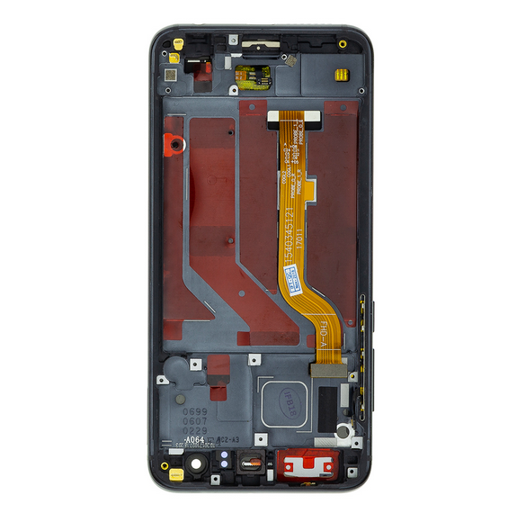 LCD-skärm Touch Unit Front Cover Huawei Honor 9 - Svart