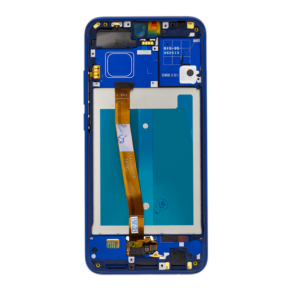 LCD-display + Touch Unit + Framsida Huawei Honor 10 - Blå