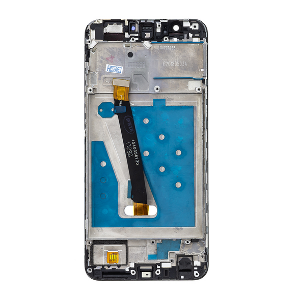 LCD-display + Touch Unit + Framsida Huawei P Smart - Svart