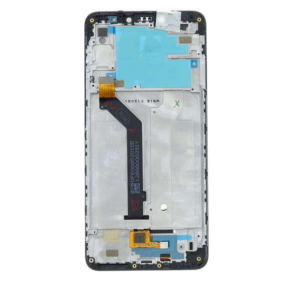 LCD-display + Touch Unit + Framsida för Xiaomi Redmi S2 - Svart (Service Pack)