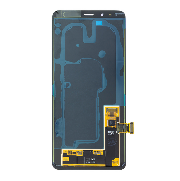 LCD-display + Touch Unit Samsung Galaxy A8 Plus 2018 A730 - Svart (Service Pack)